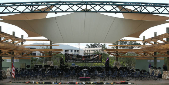 Mead Garden Grove Amphitheater - Florida Shade Company