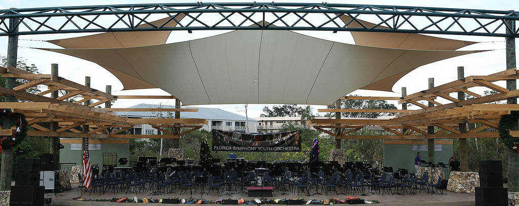 Mead Garden Grove Amphitheater - Florida Shade Company