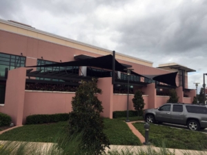 Parabolic Shade Sail - Embassy Suites Orlando