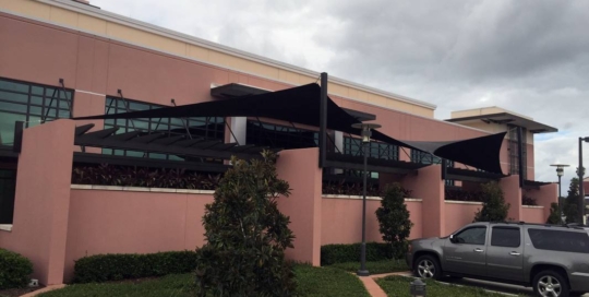 Parabolic Shade Sail - Embassy Suites Orlando